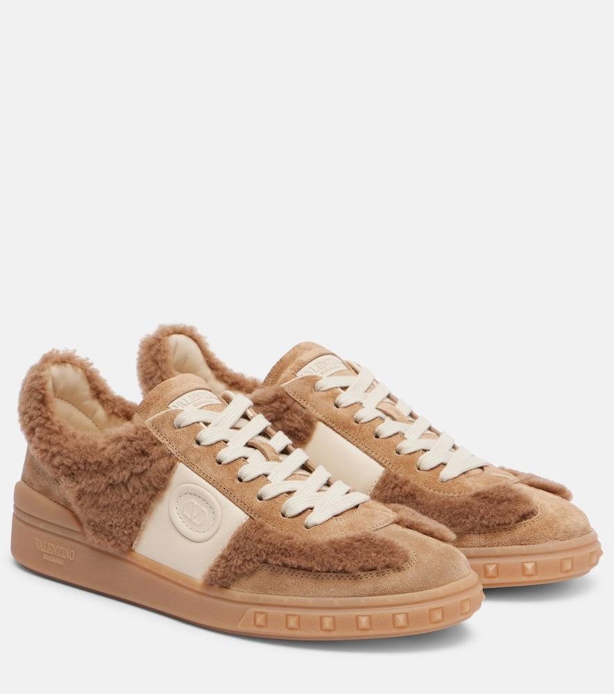 valentino garavani upvillage suede sneakers