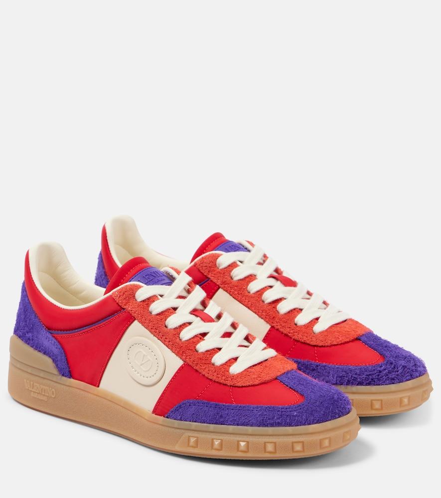 valentino garavani upvillage vlogo suede sneakers