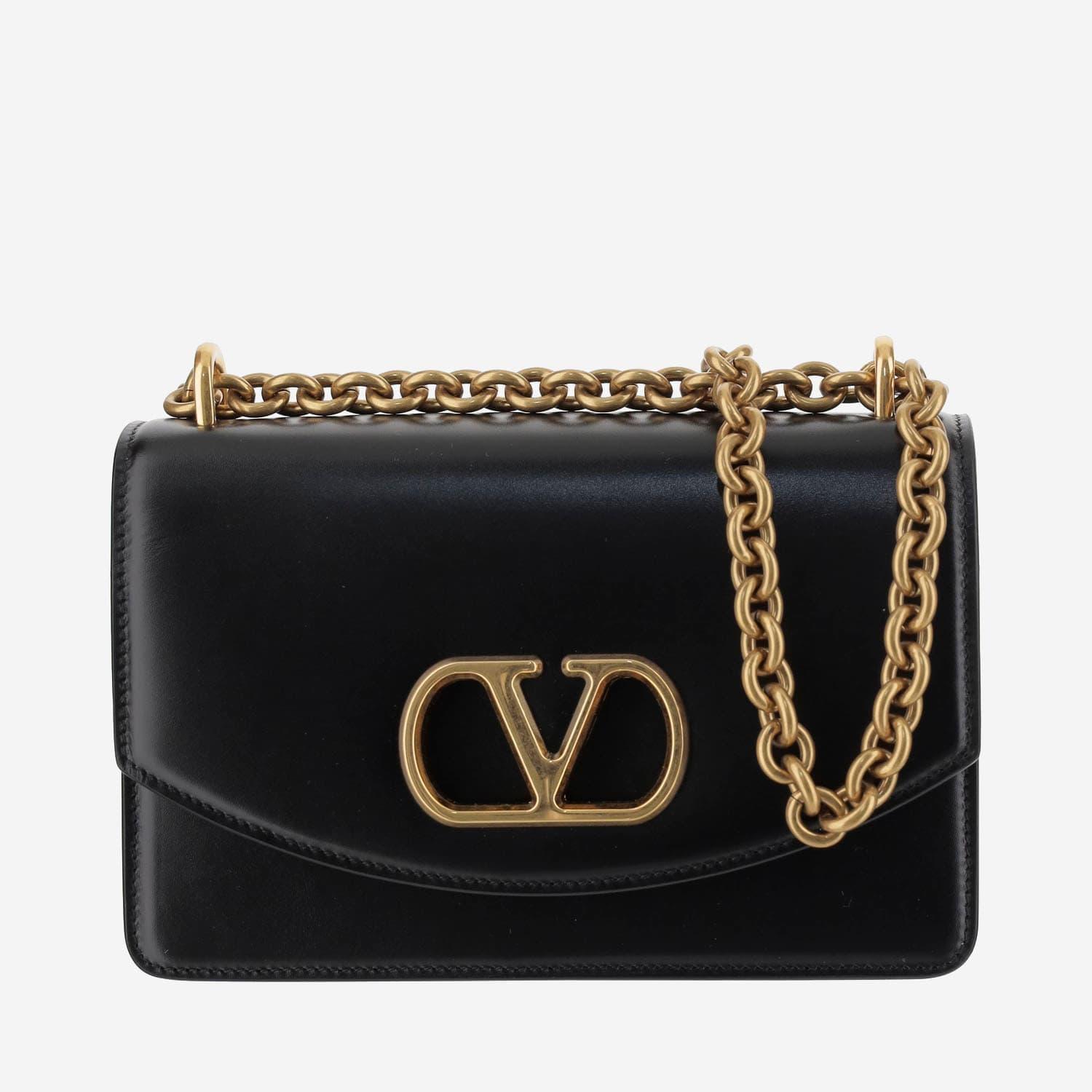 valentino garavani vain leather small shoulder bag
