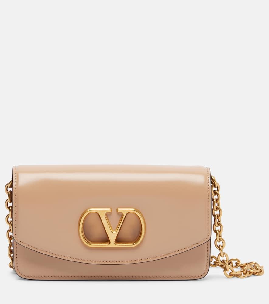 valentino garavani vain small leather clutch