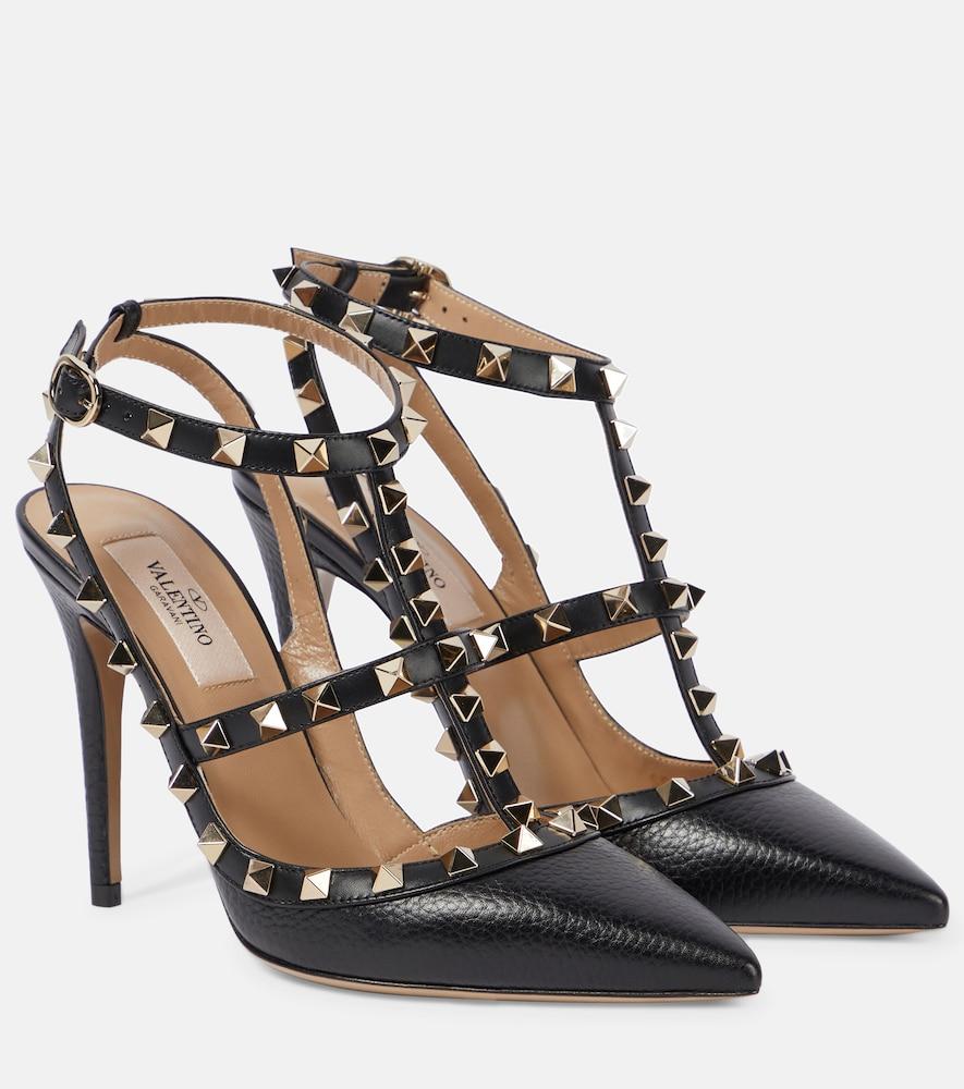 valentino garavani valentino garavani rockstud leather pumps