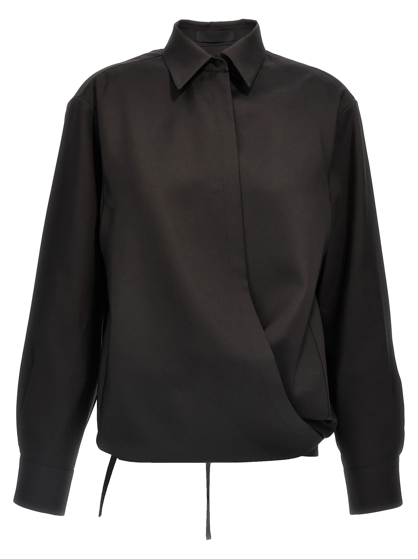 valentino garavani valentino techno light wool shirt