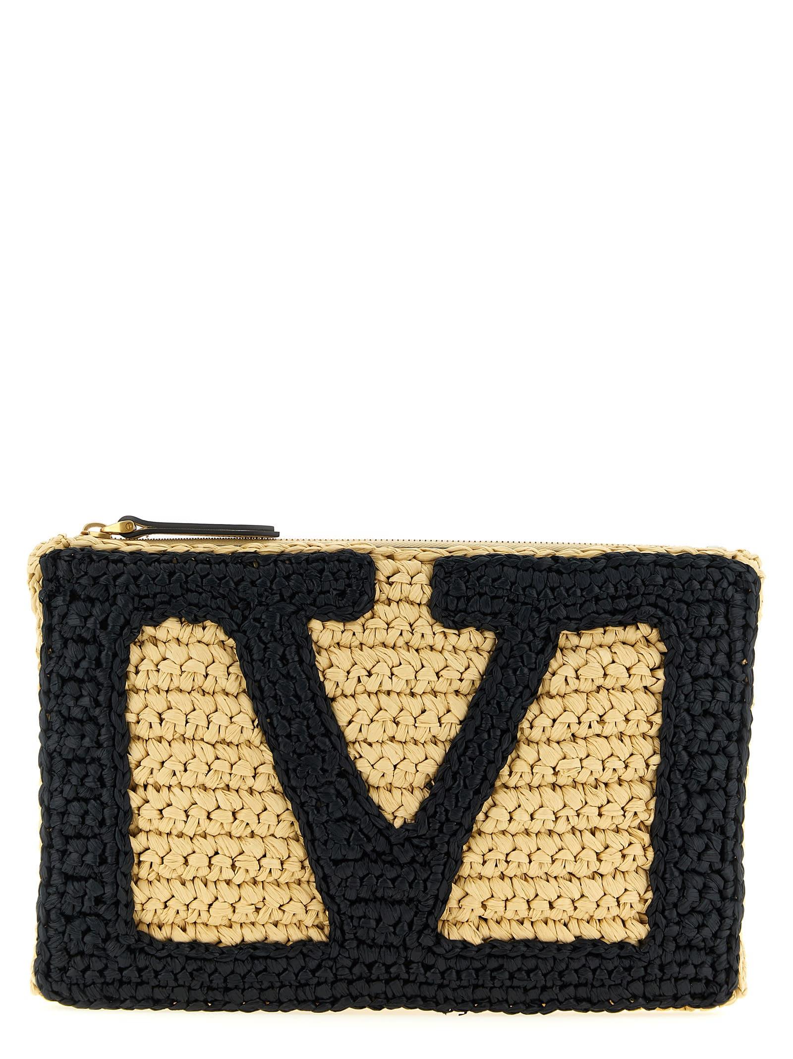 valentino garavani valentinogaravani vivasuperstarcrochetm clutch bag