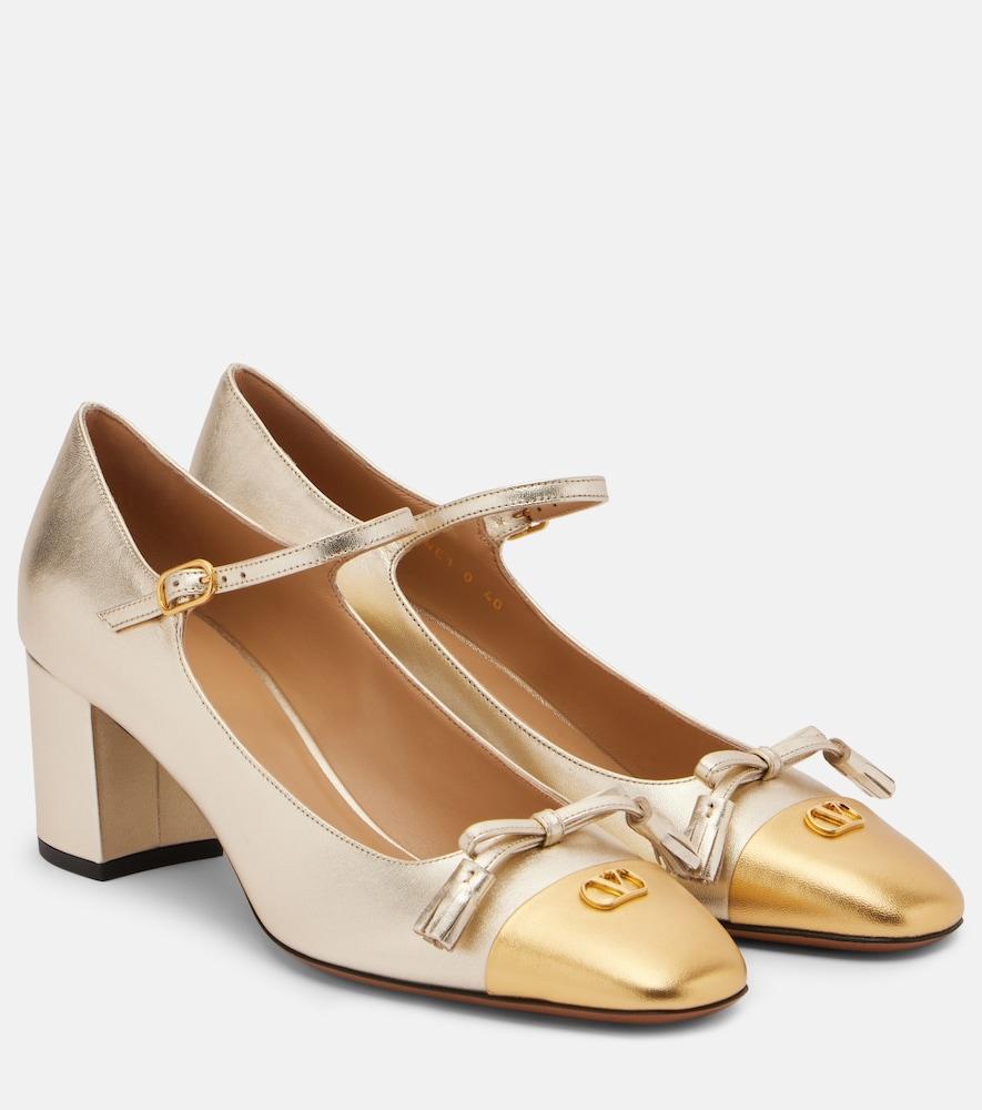 valentino garavani valet du roi 60 leather mary jane pumps