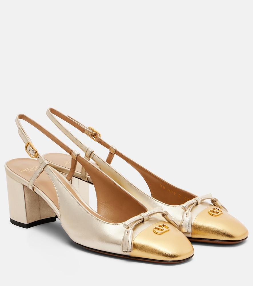 valentino garavani valet du roi 60 leather slingback pumps