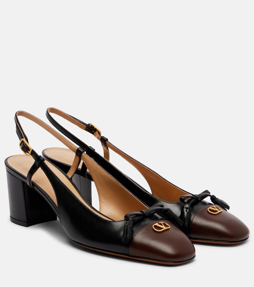 valentino garavani valet du roi 60 leather slingback pumps