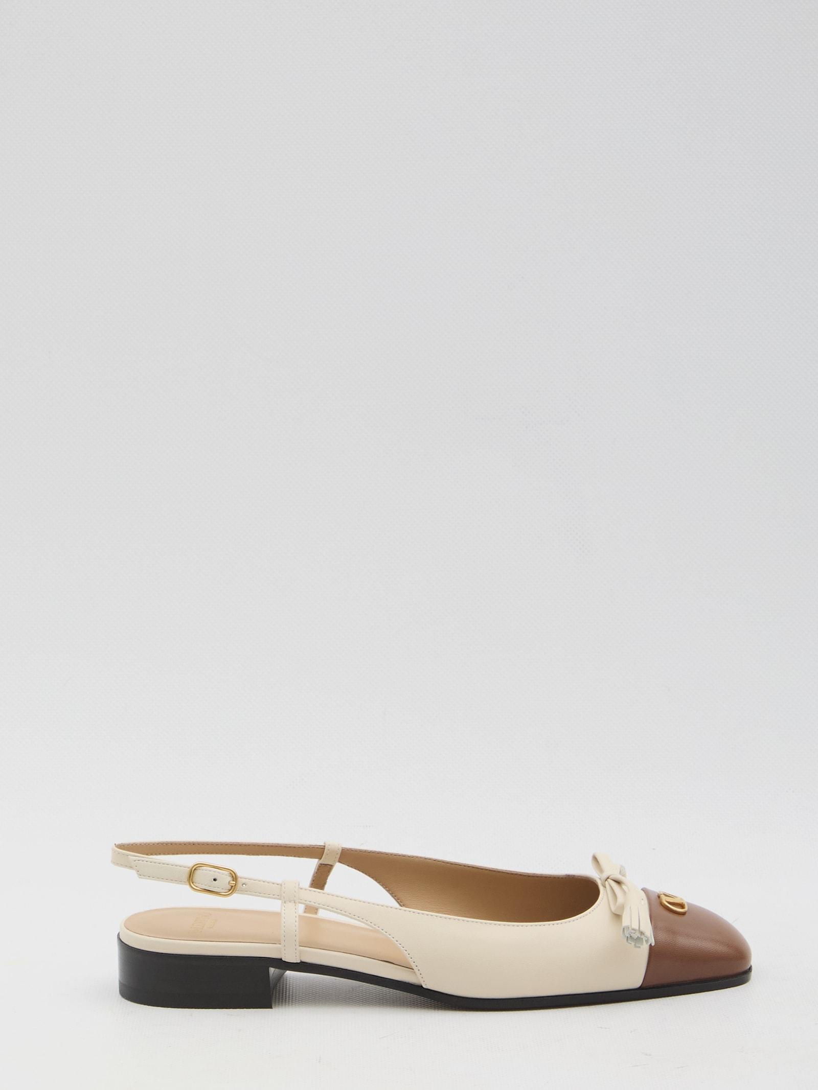 valentino garavani valet du roi slingback ballet flats