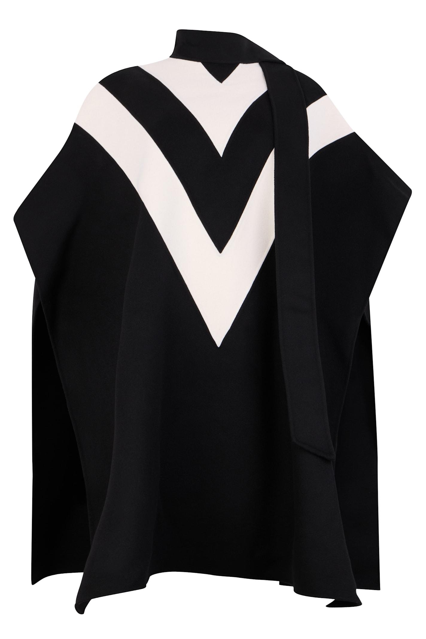 valentino garavani virgin wool and cashmere poncho