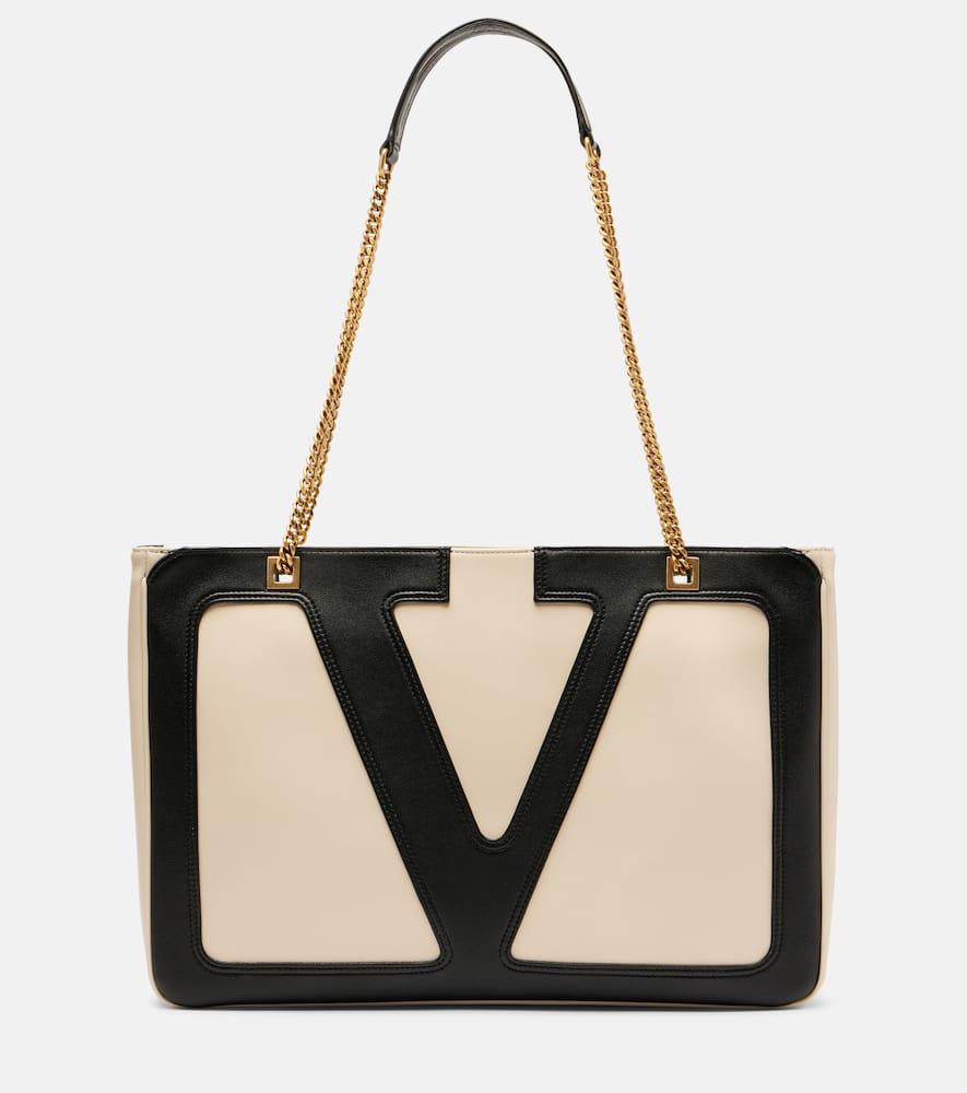 valentino garavani viva superstar medium leather tote bag