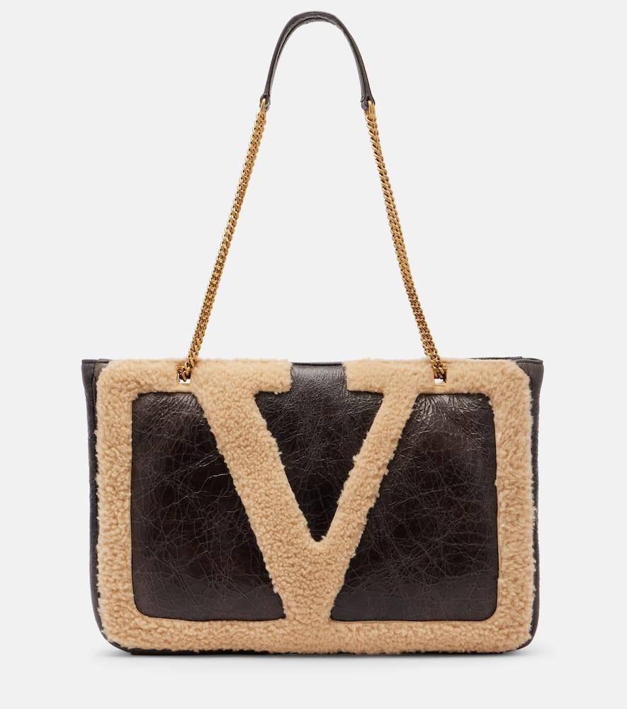 valentino garavani viva superstar medium leather tote bag
