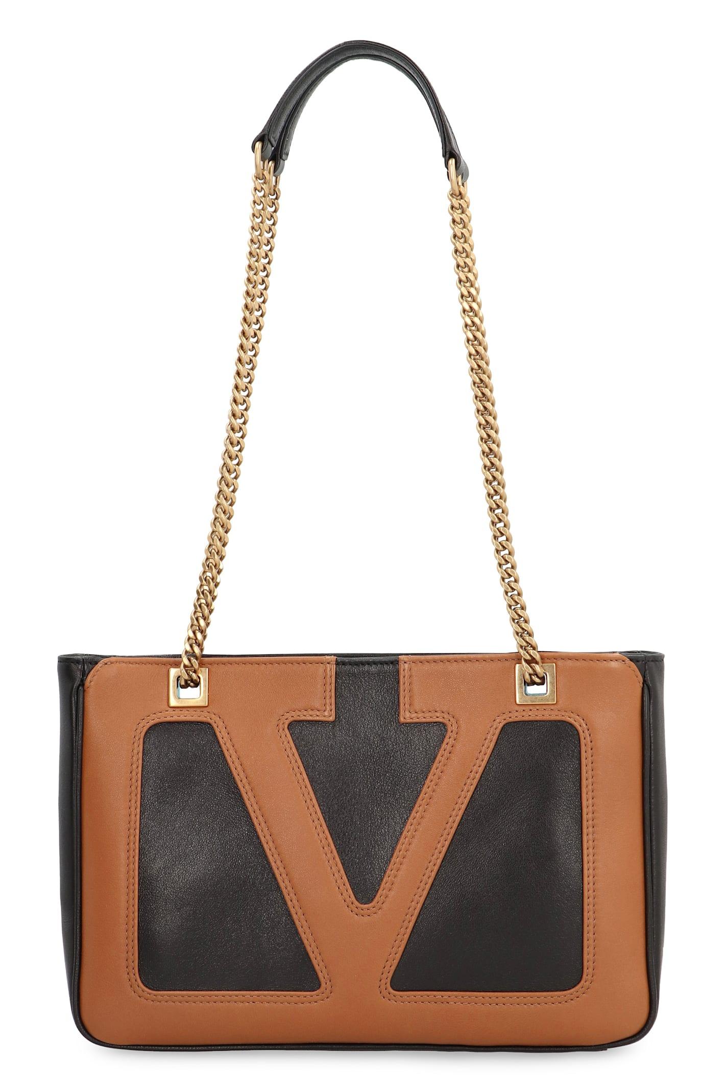 valentino garavani viva superstar piccola smooth leather tote bag