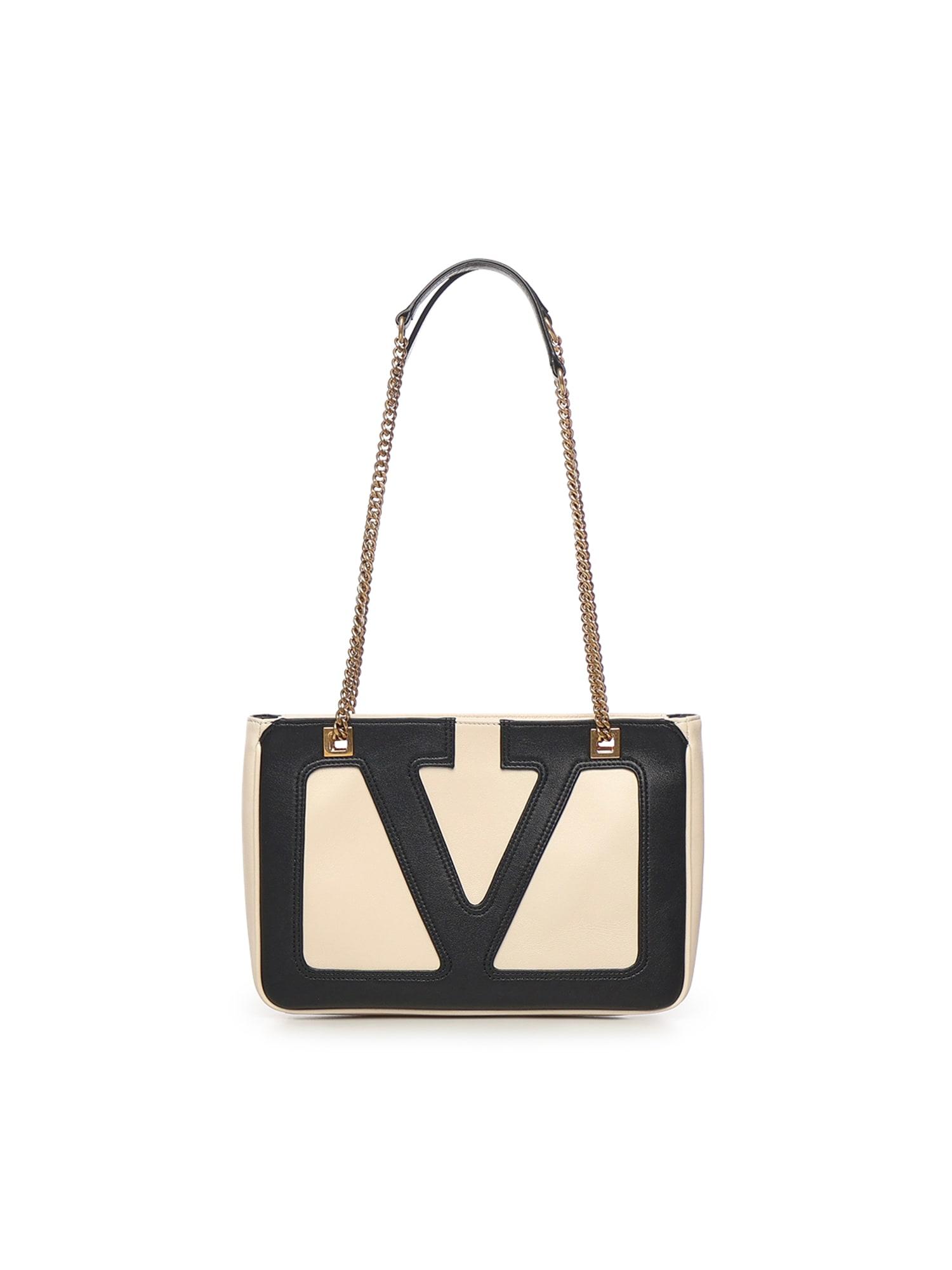 valentino garavani viva superstar small nappa leather tote bag