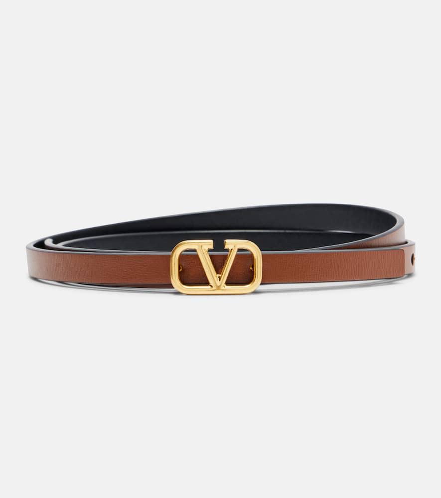 valentino garavani vlogo leather belt