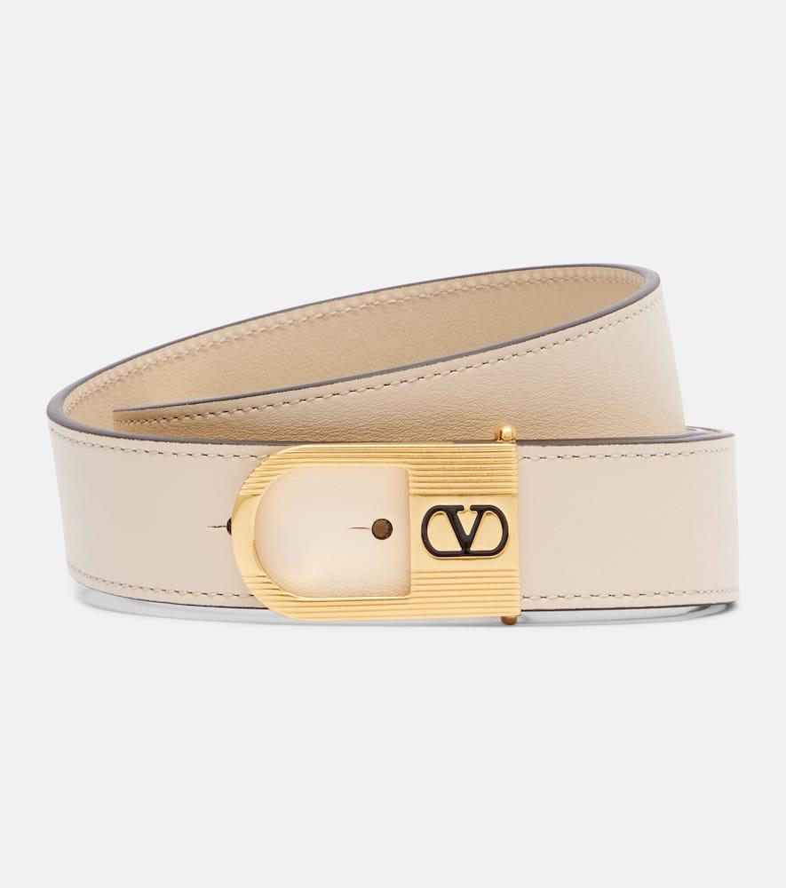 valentino garavani vlogo leather belt