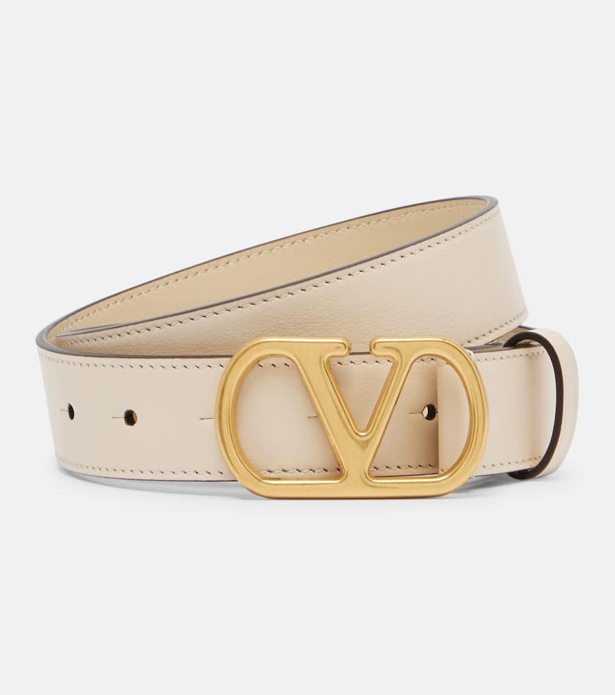 valentino garavani vlogo leather belt