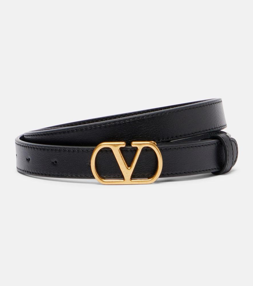 valentino garavani vlogo leather belt