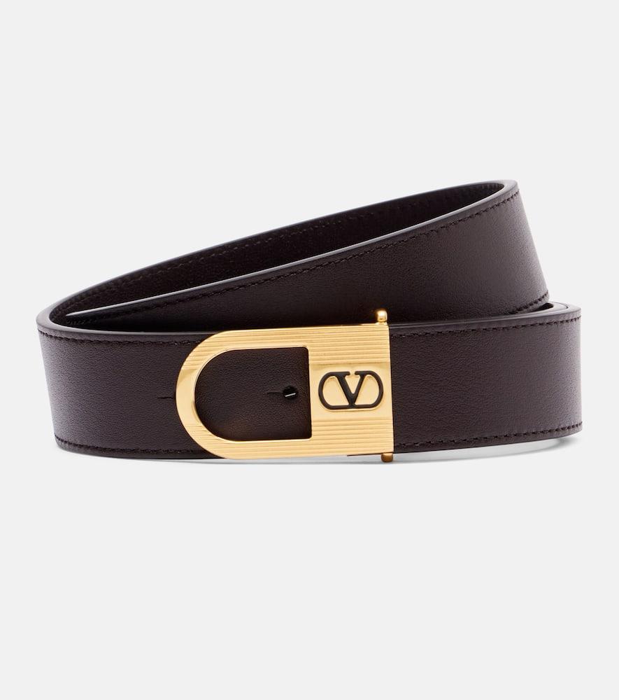 valentino garavani vlogo leather belt