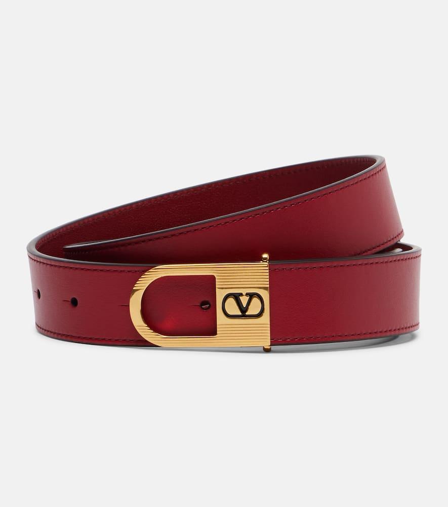 valentino garavani vlogo leather belt