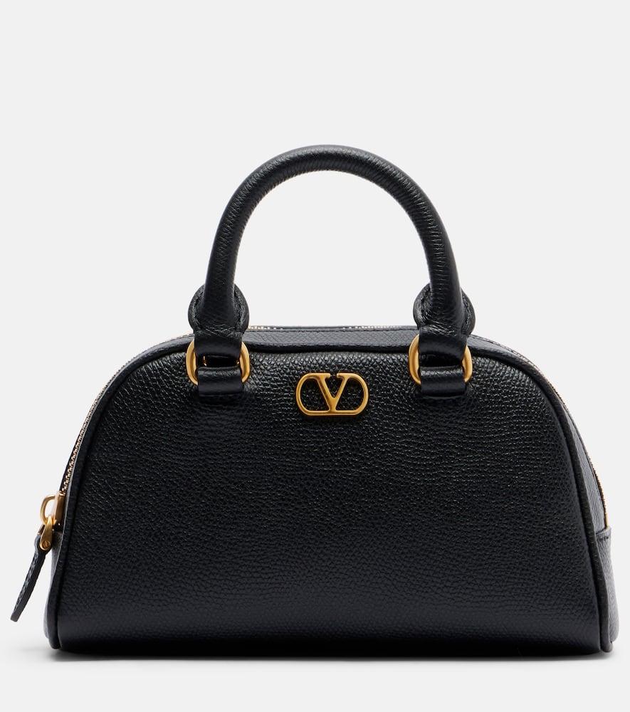 valentino garavani vlogo leather tote bag