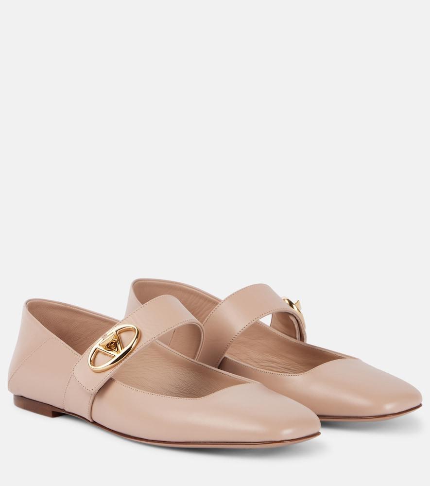 valentino garavani vlogo locker mary jane flats