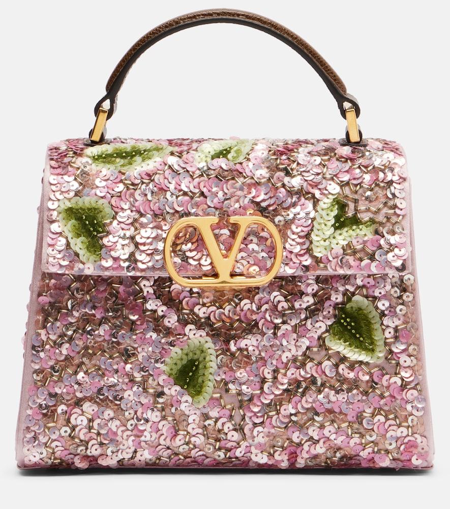 valentino garavani vsling mini sequined top