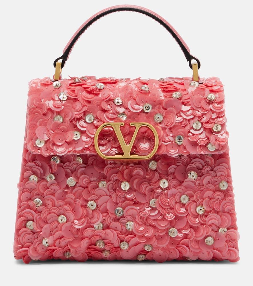 valentino garavani vsling mini sequined top