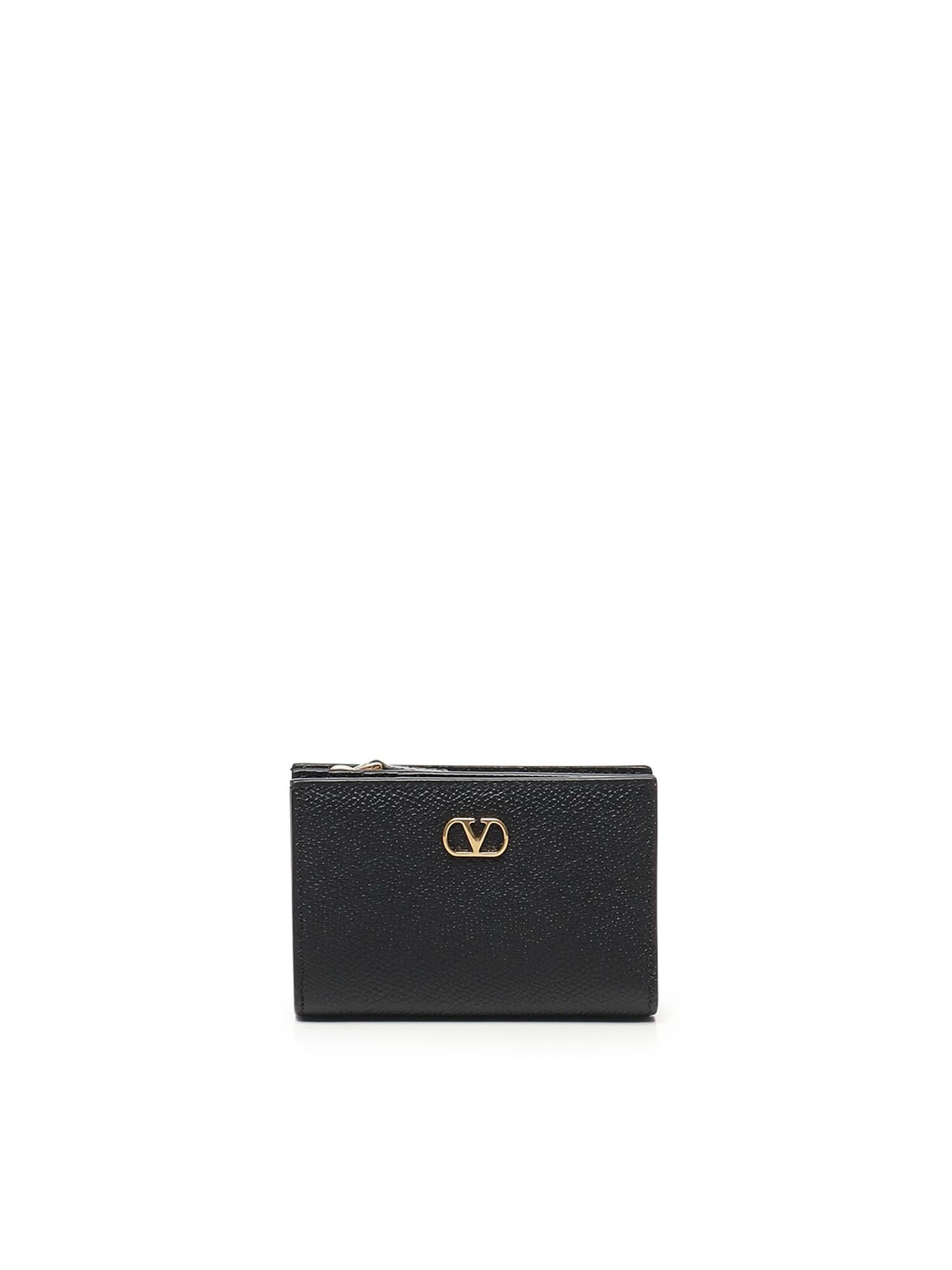 valentino garavani wallet with logo