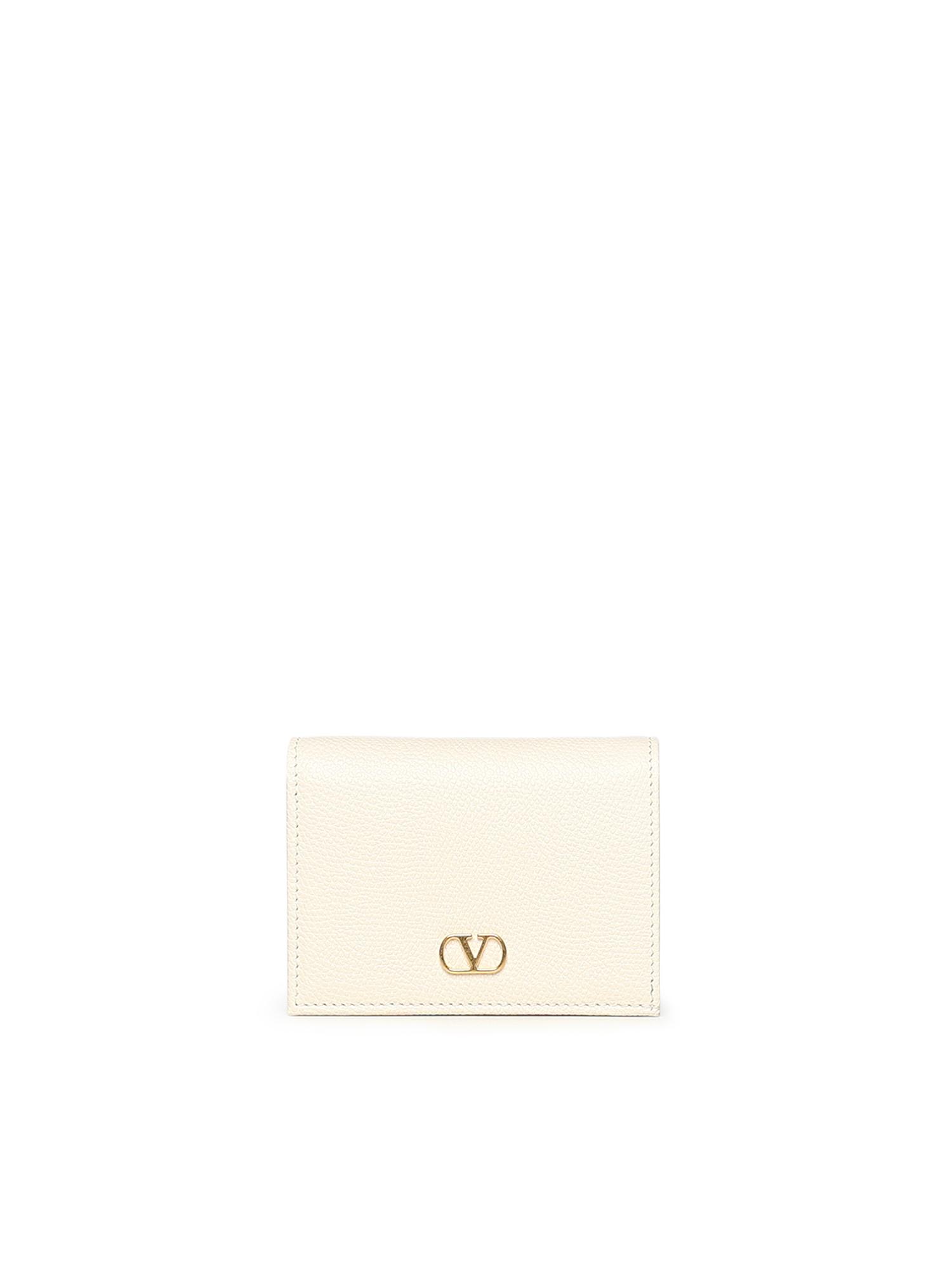 valentino garavani wallets light ivory calfskin - women