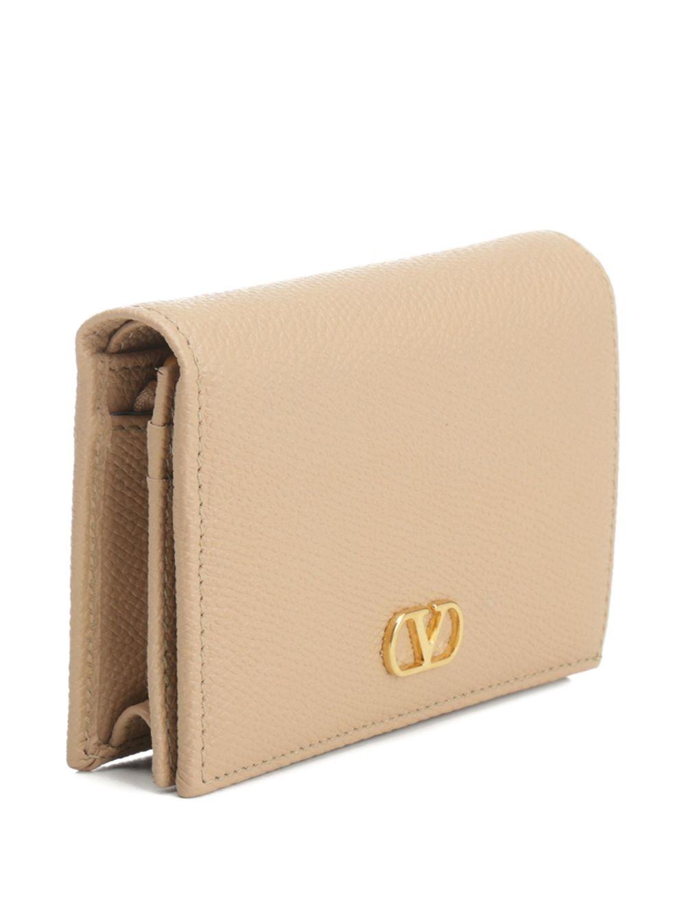 valentino garavani wallets pink calf leather - women