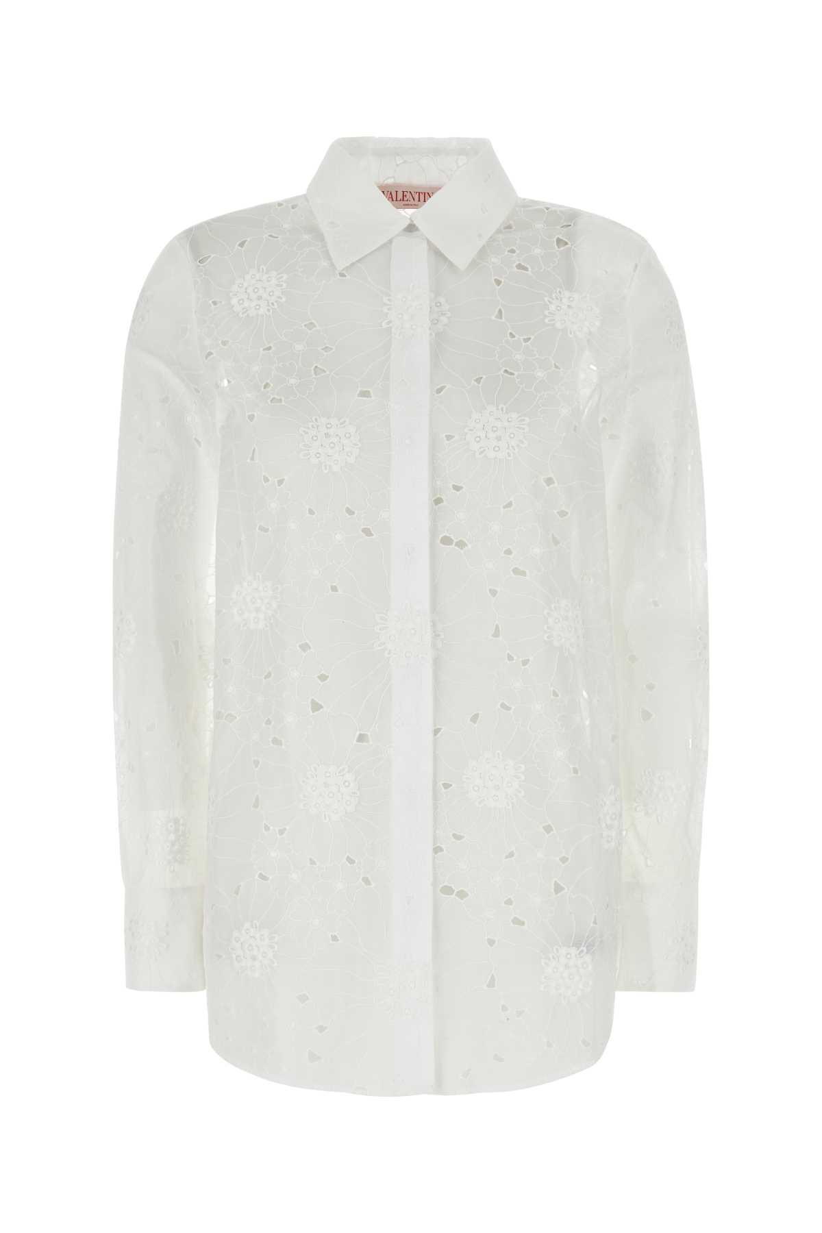 valentino garavani white cotton shirt