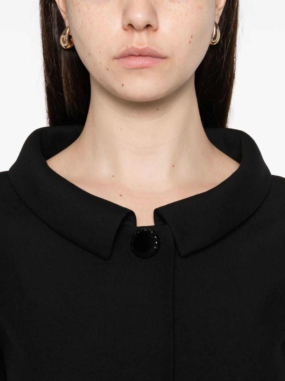 valentino jackets black silk virgin wool - women