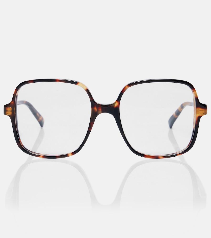 valentino light v vlogo oversized glasses