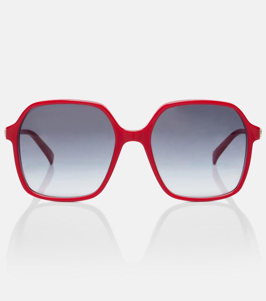 valentino light v vlogo oversized sunglasses