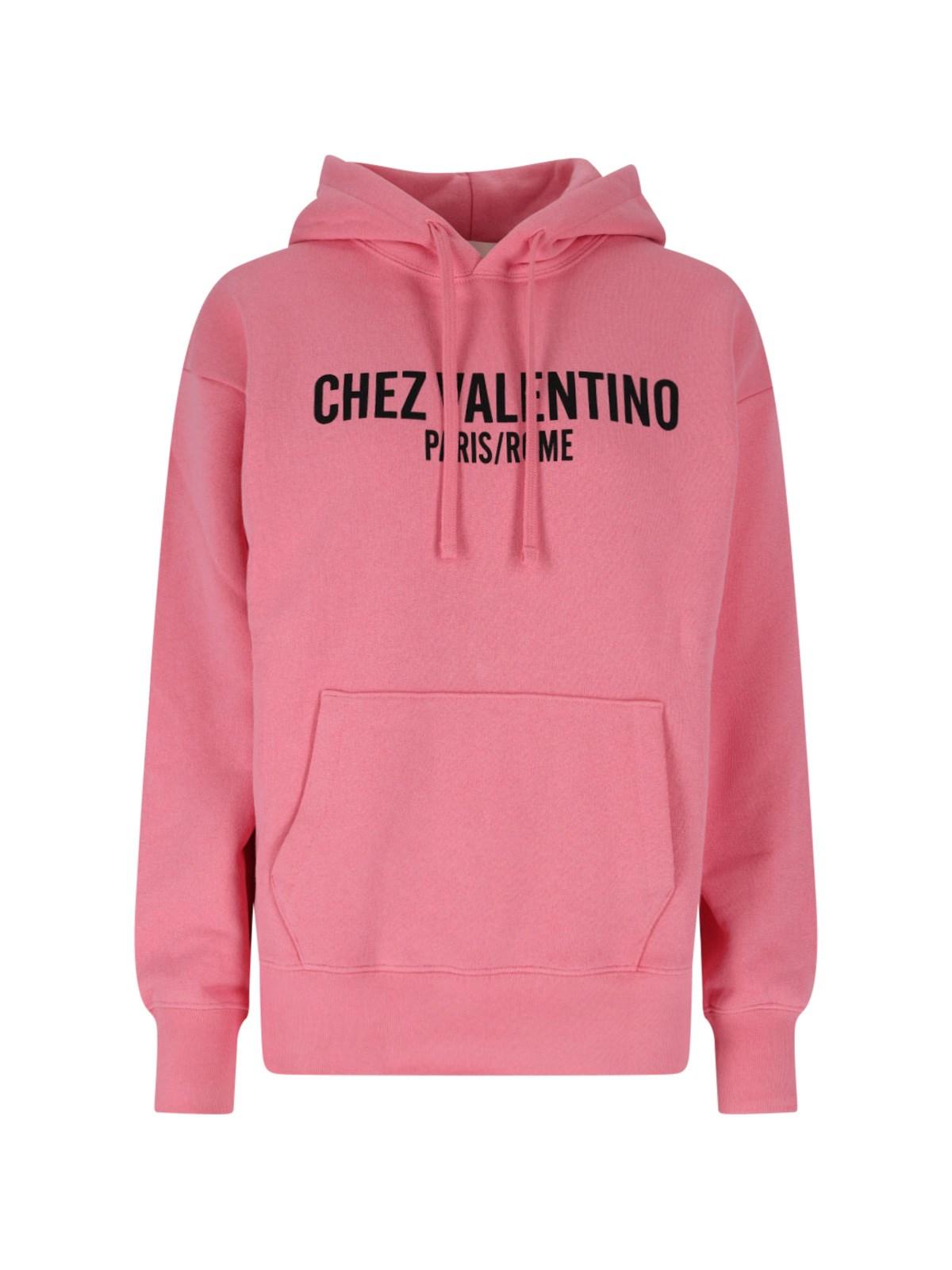valentino logo hoodie