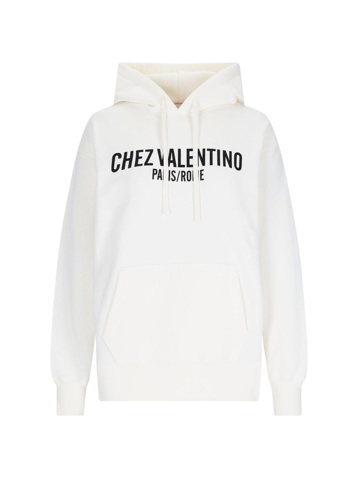 valentino logo hoodie