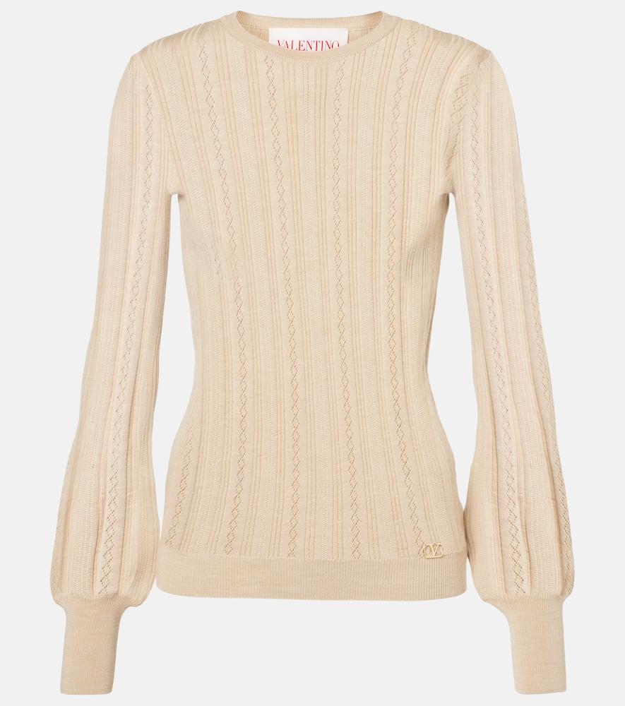valentino maglia virgin wool sweater