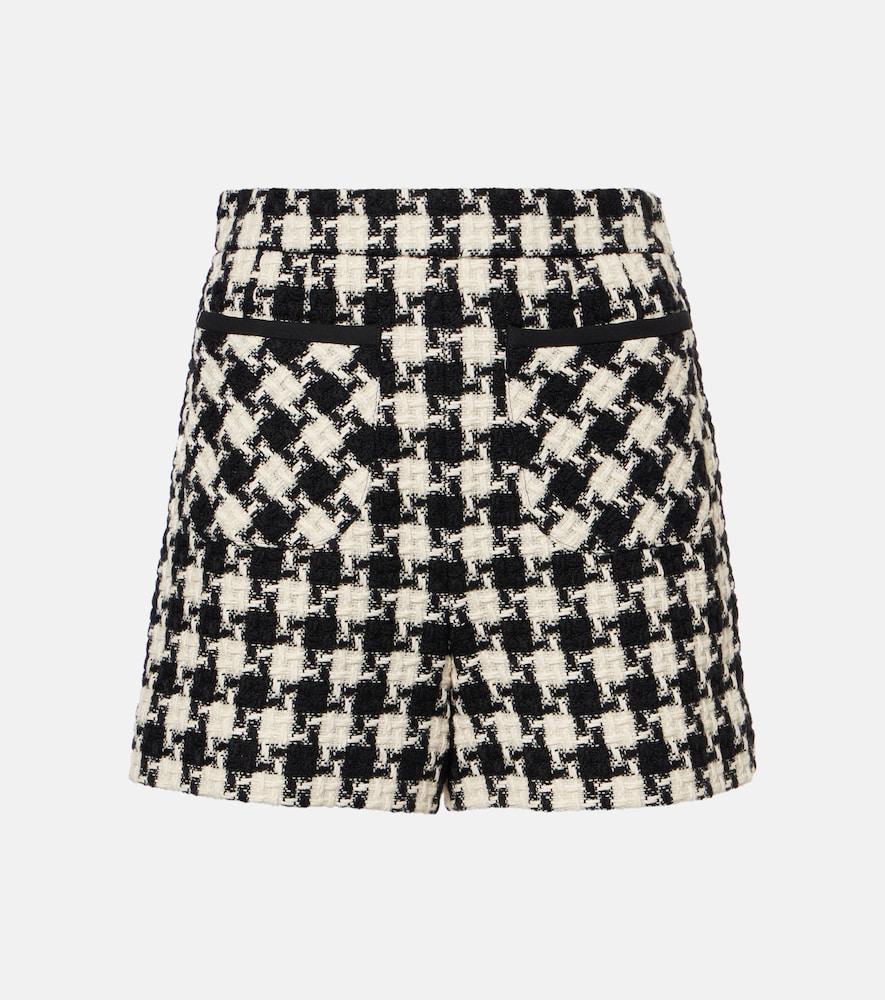 valentino mossi tweed shorts