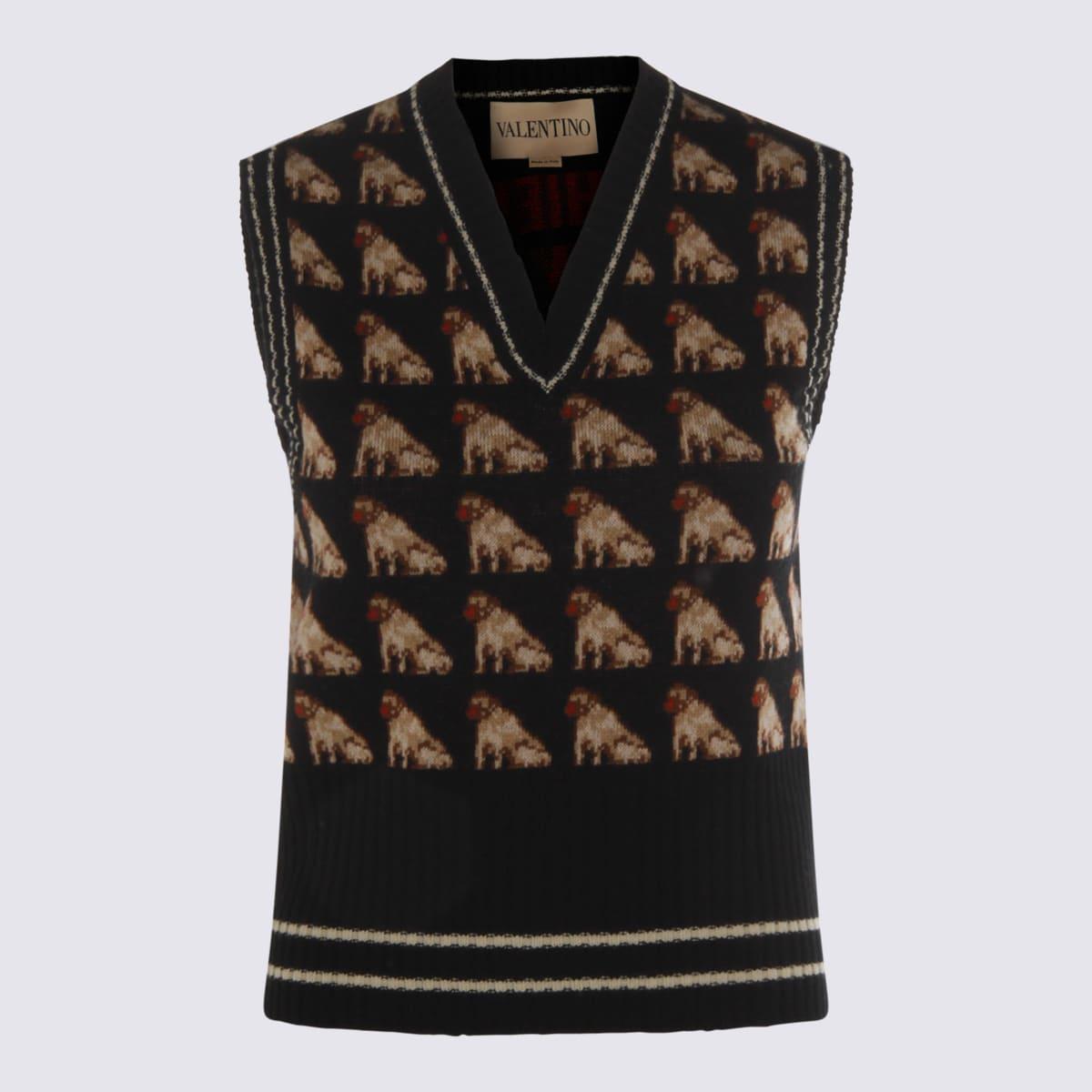 valentino multicolor wool knitwear