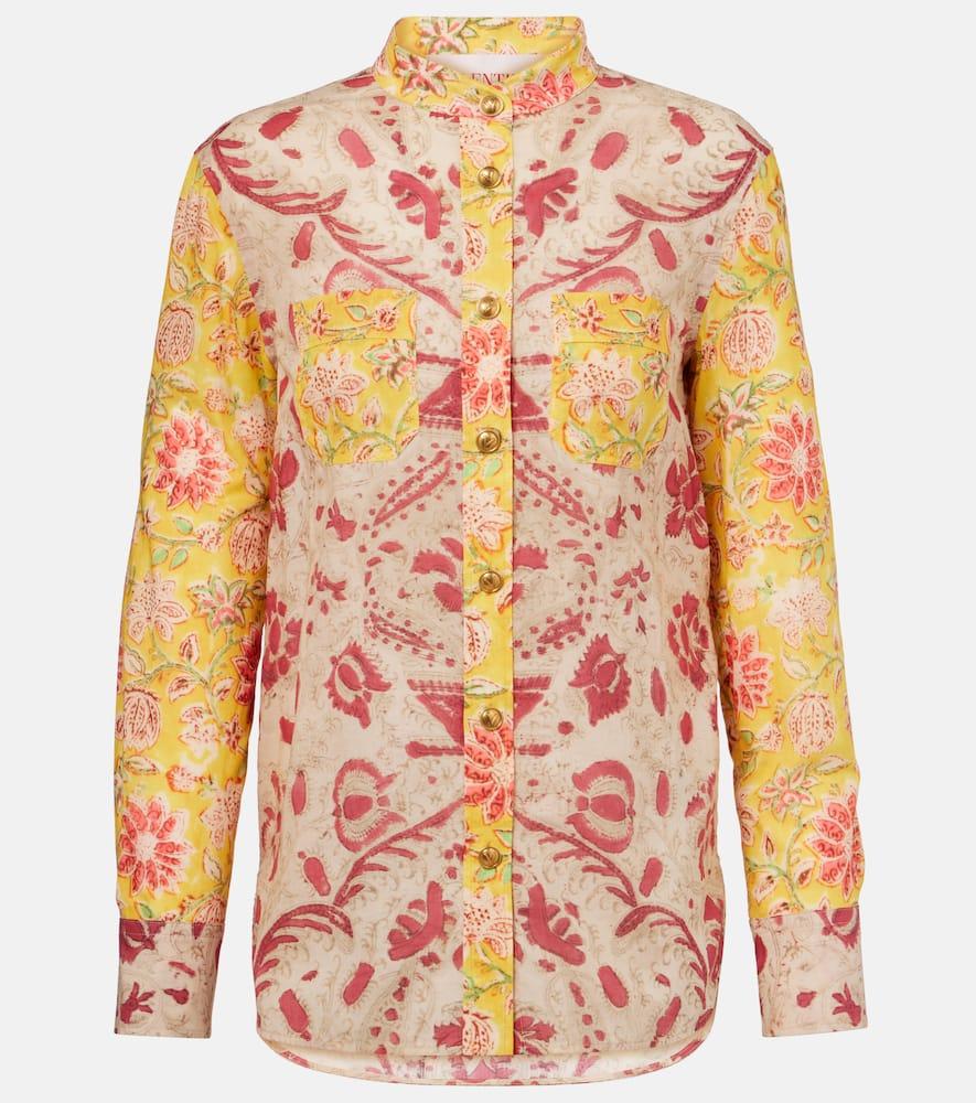 valentino paisley cotton shirt