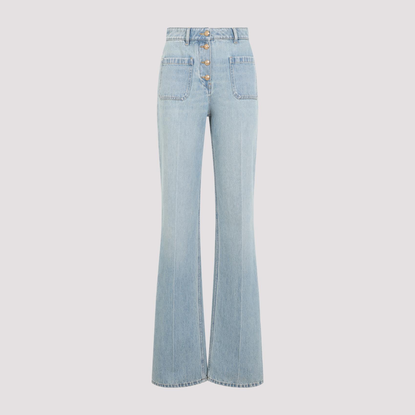 valentino pantalone denim blue cotton jean - women