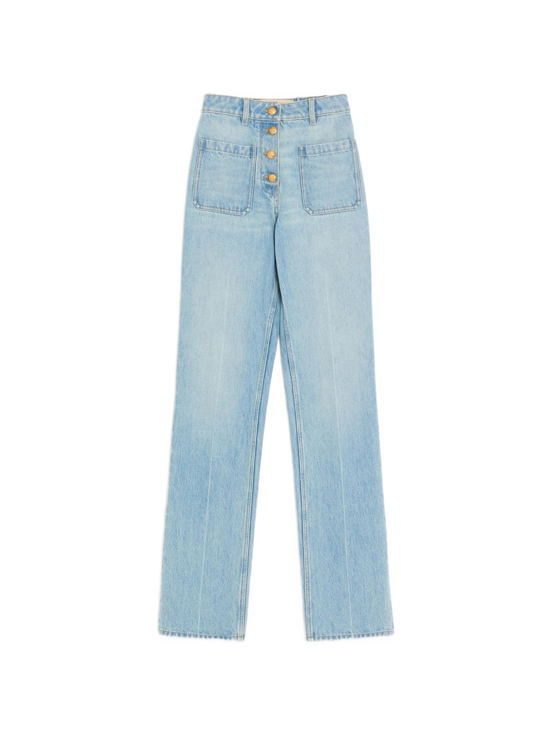 valentino pantalone denim blue jean - women