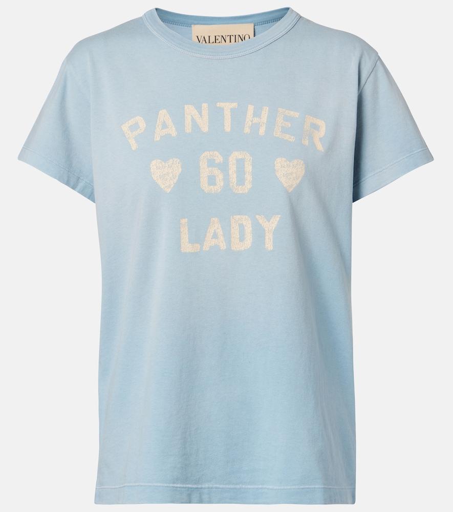 valentino printed cotton jersey t