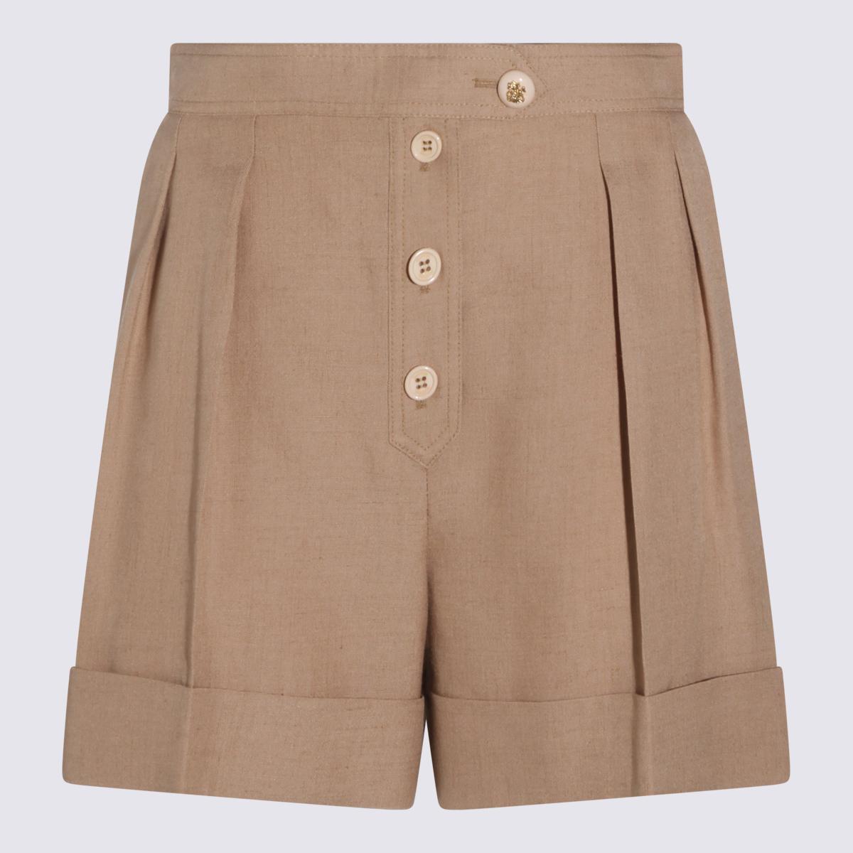 valentino shorts beige _100 % co - women