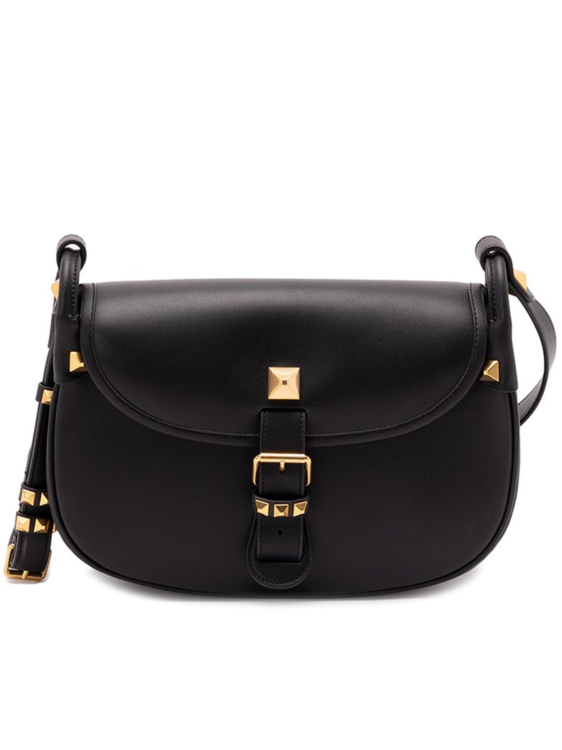 valentino shoulder bag flaneuse black leather borsa - women