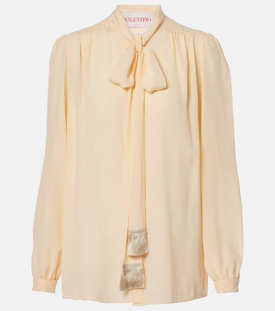 valentino silk crêpe de chine shirt