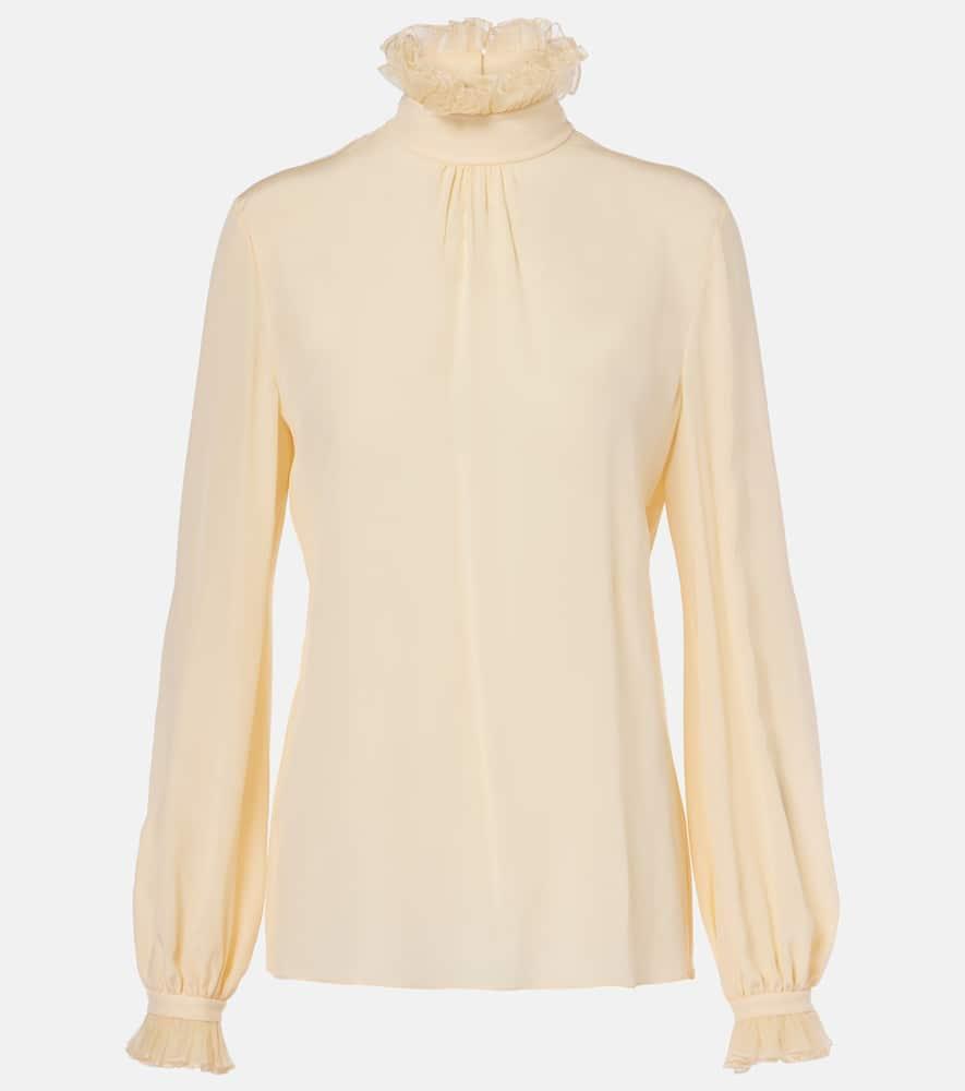 valentino silk crêpe de chine shirt