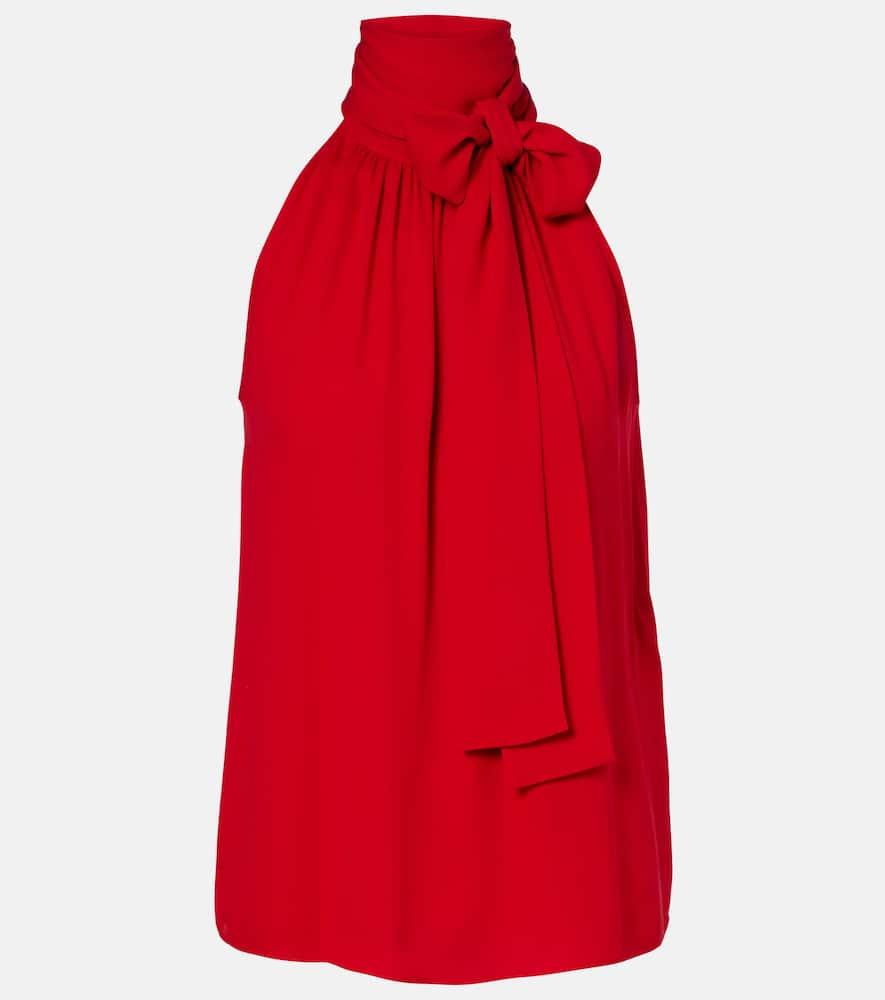 valentino silk georgette blouse