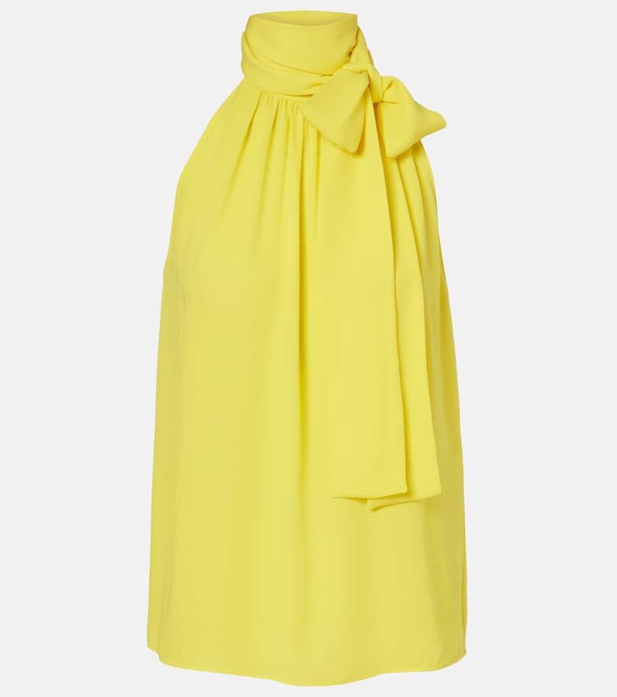 valentino silk georgette blouse