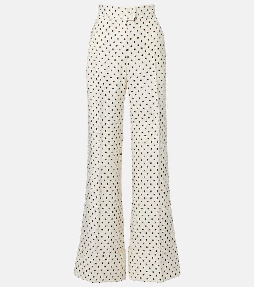 valentino supergran plusdepois flared pants