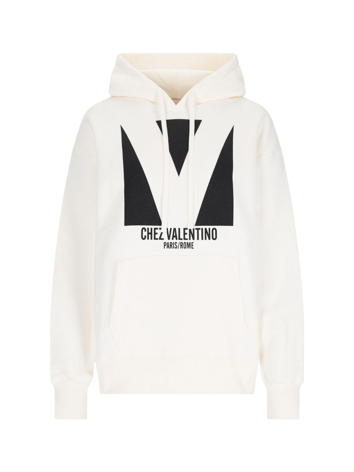 valentino sweaters white cotton - women